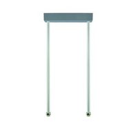 Cooper Safety Pendelsatz EB 0,5m eckig RAL 9006 Pic_2