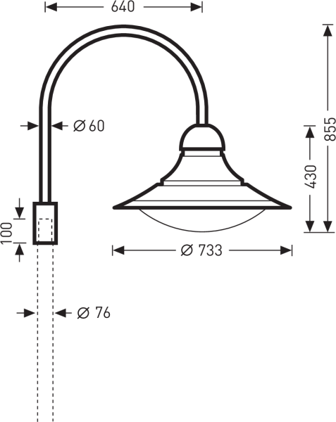 Trilux 09310/1/76 Mastaufsatz fstr Pic_1