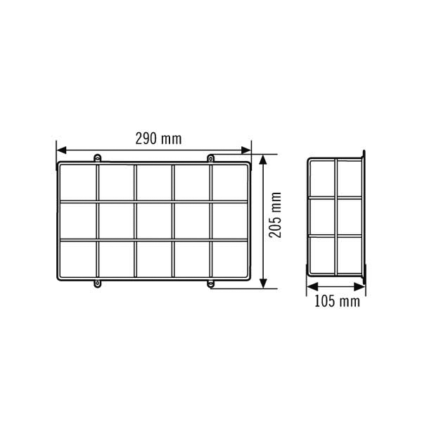 Esylux SLE 24 BASKET GUARD WALL Pic_1