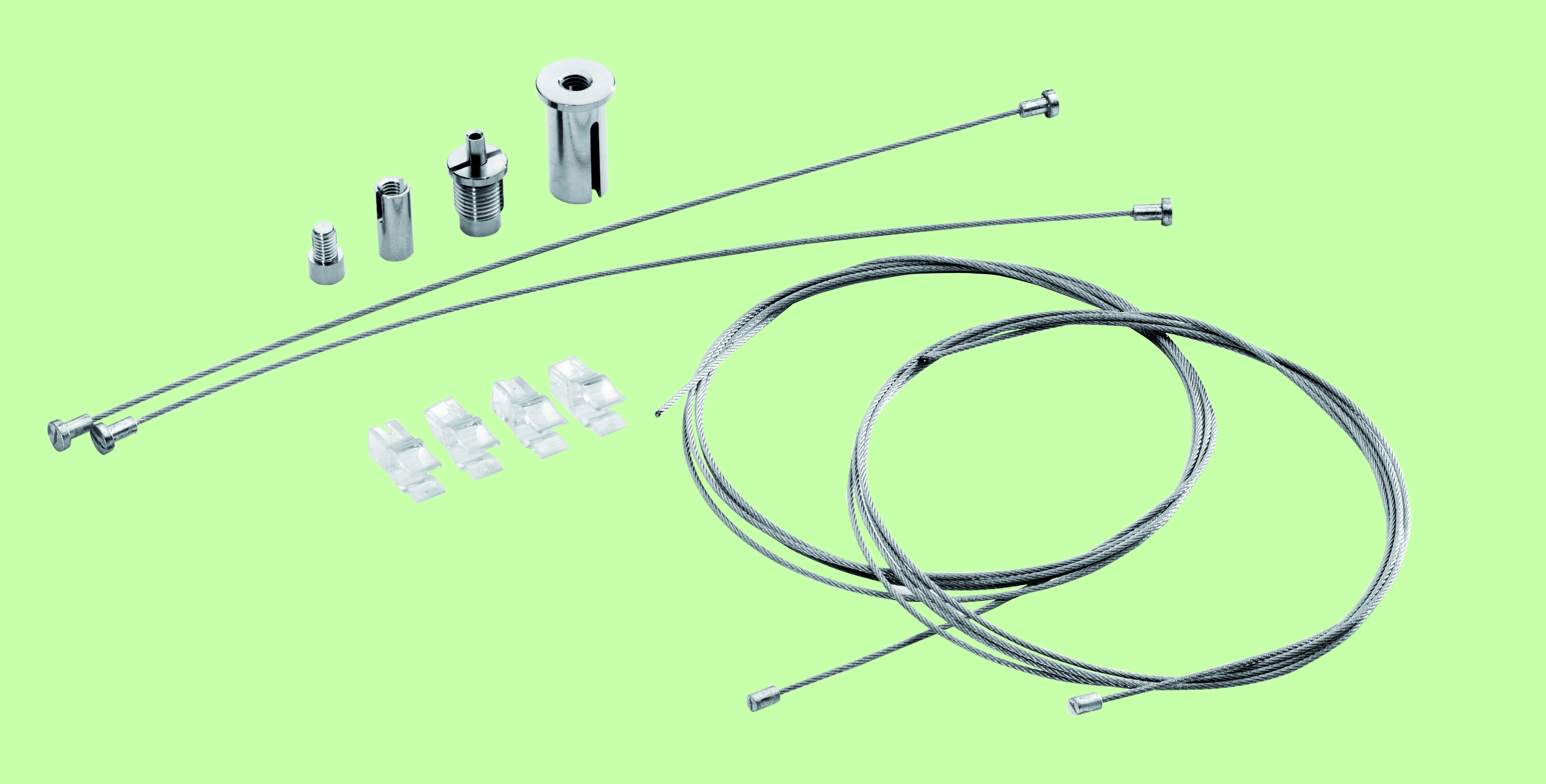 Sli Sylvania Set 2: Rana Stahlseilabhängung 1,5m, Baldachin wei Pic_1