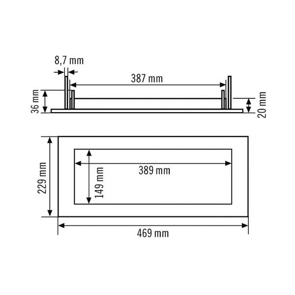 Esylux SLX/ELX MOUNTING FRAME 430 FM Pic_1