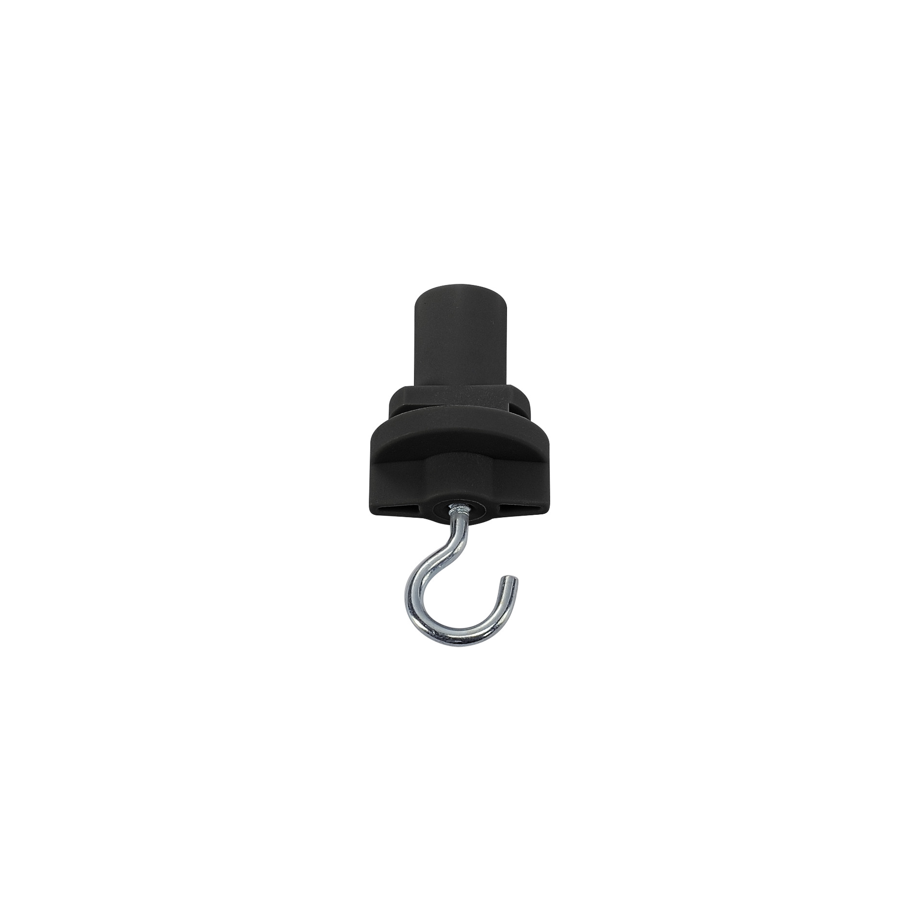 Slv S-TRACK Adapter mit Haken schwarz Pic_1
