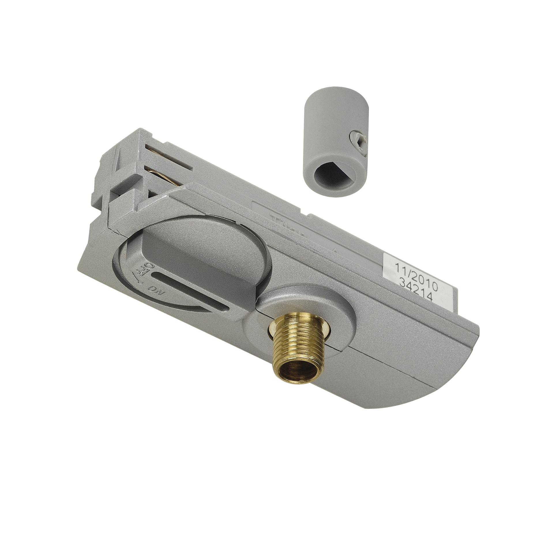 Slv 1~ Pendelleuchtenadapter grau Pic_1
