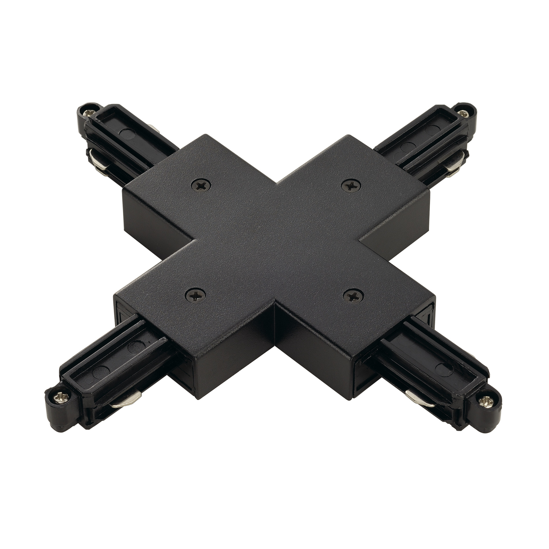 Slv 1~ A-Schiene X-Verbinder schwarz Pic_1