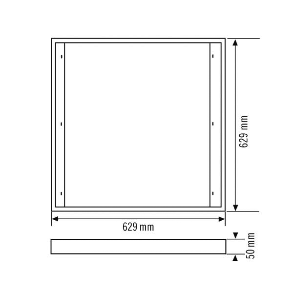 Esylux STELLA MOUNTING FRAME 625 SM WH Pic_2