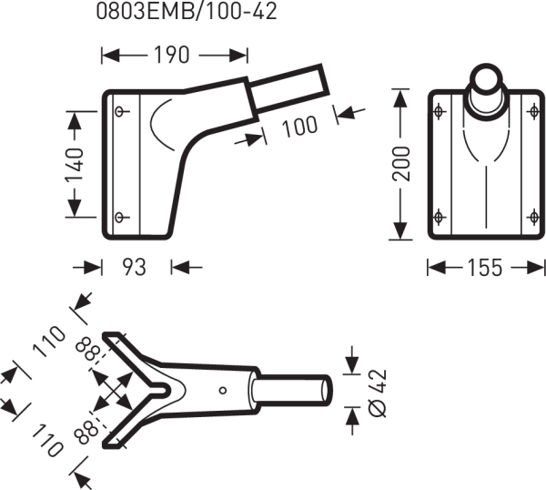 Trilux 0803EMB/100-42 Eck-Mastbefg kpl 26 Pic_1