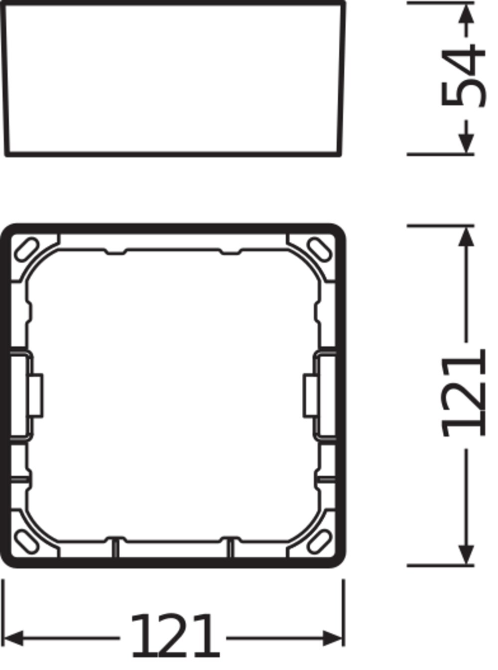 Ledvance DL SLIM FRAME SQ 105 WT Pic_1
