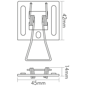 Nobile Licht Einbaufeder für LED Panel R1S, R2S, R3S Pic_2