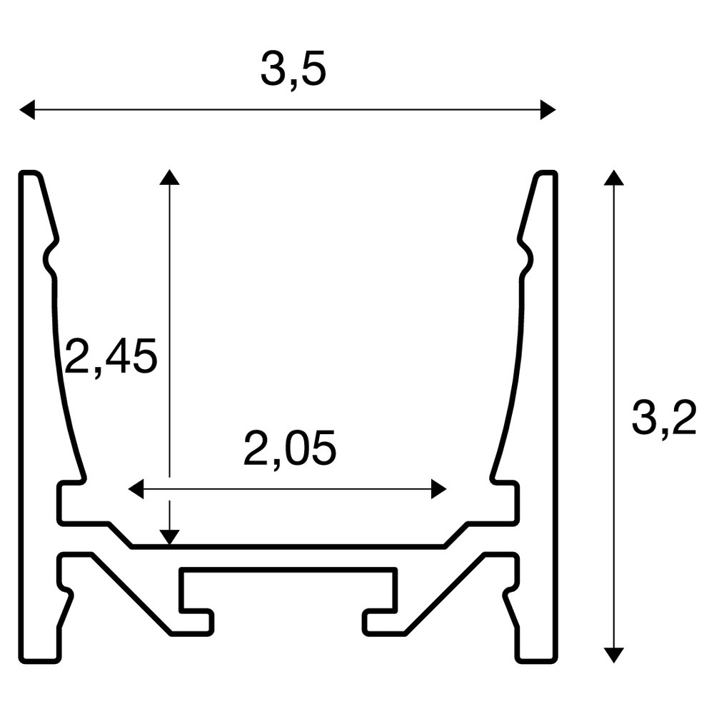 Slv GRAZIA 20 S-Prof stand./smooth 3m weiß Pic_1