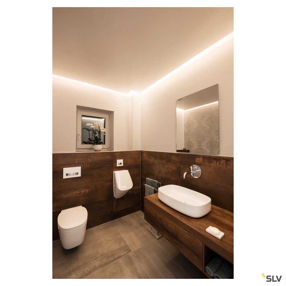 Slv GRAZIA 10 Aufbauprofil Flach 2m weiß Pic_2