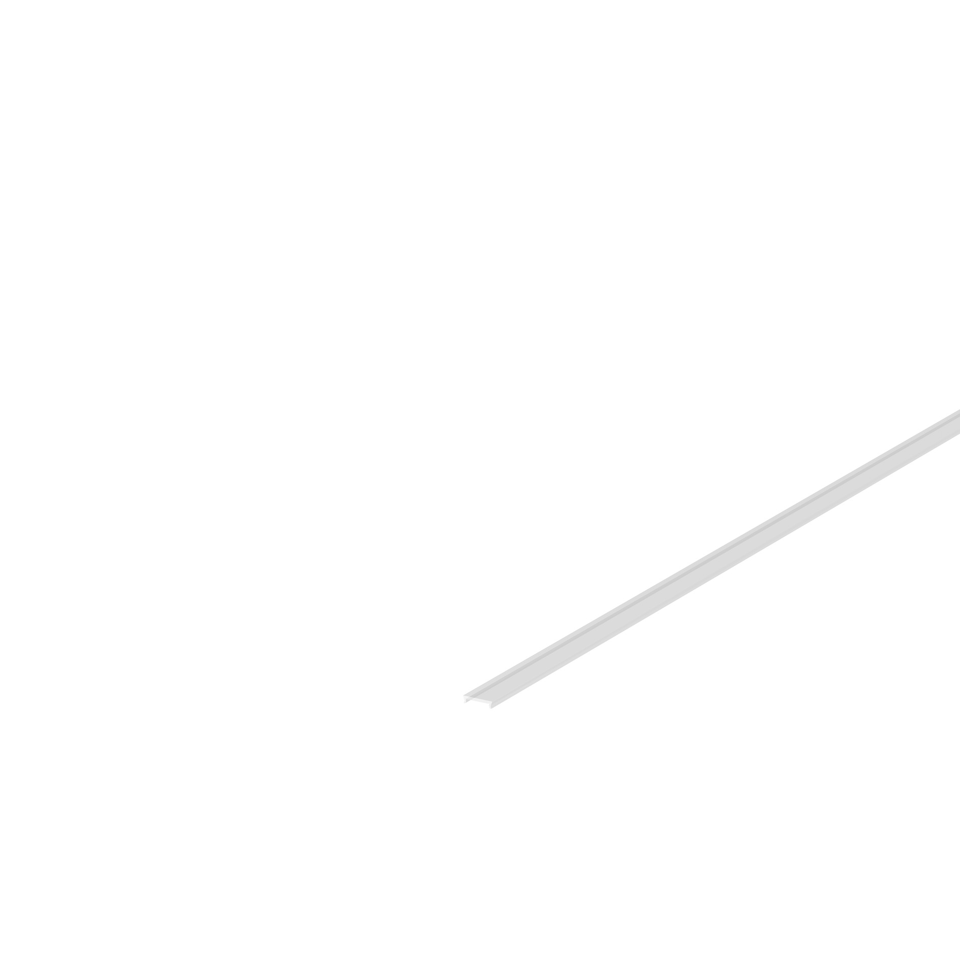 SLV ELEKTRONIK GMBH GRAZIA 10 Abdeckung flach 2m klar Pic_2