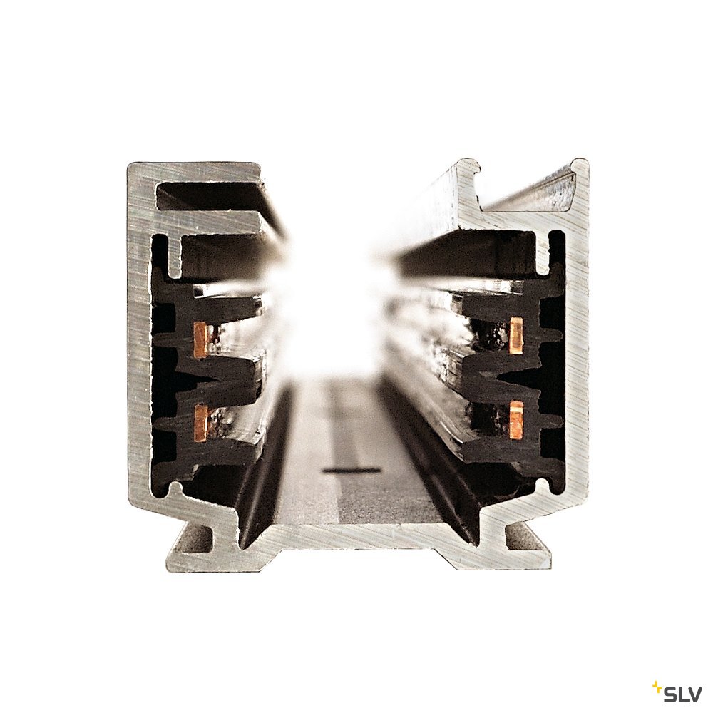 Slv EUTRAC® 3~ Aufbauschiene 1m schwarz Pic_2