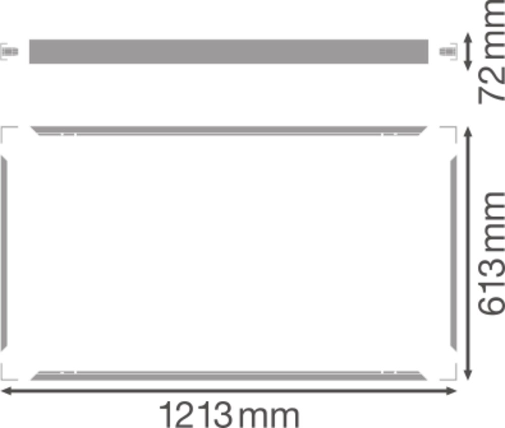 Ledvance PANEL 1200 X 600 SURFACE MOUNT KIT VAL Pic_2