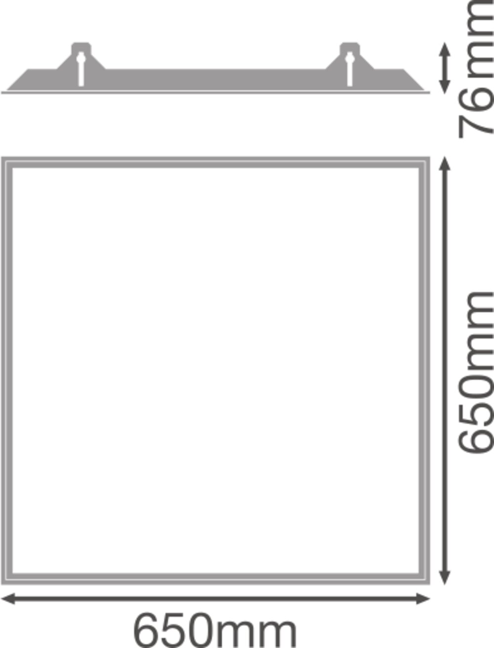 Ledvance PANEL 625 RECESSED MOUNT FRAME Pic_3
