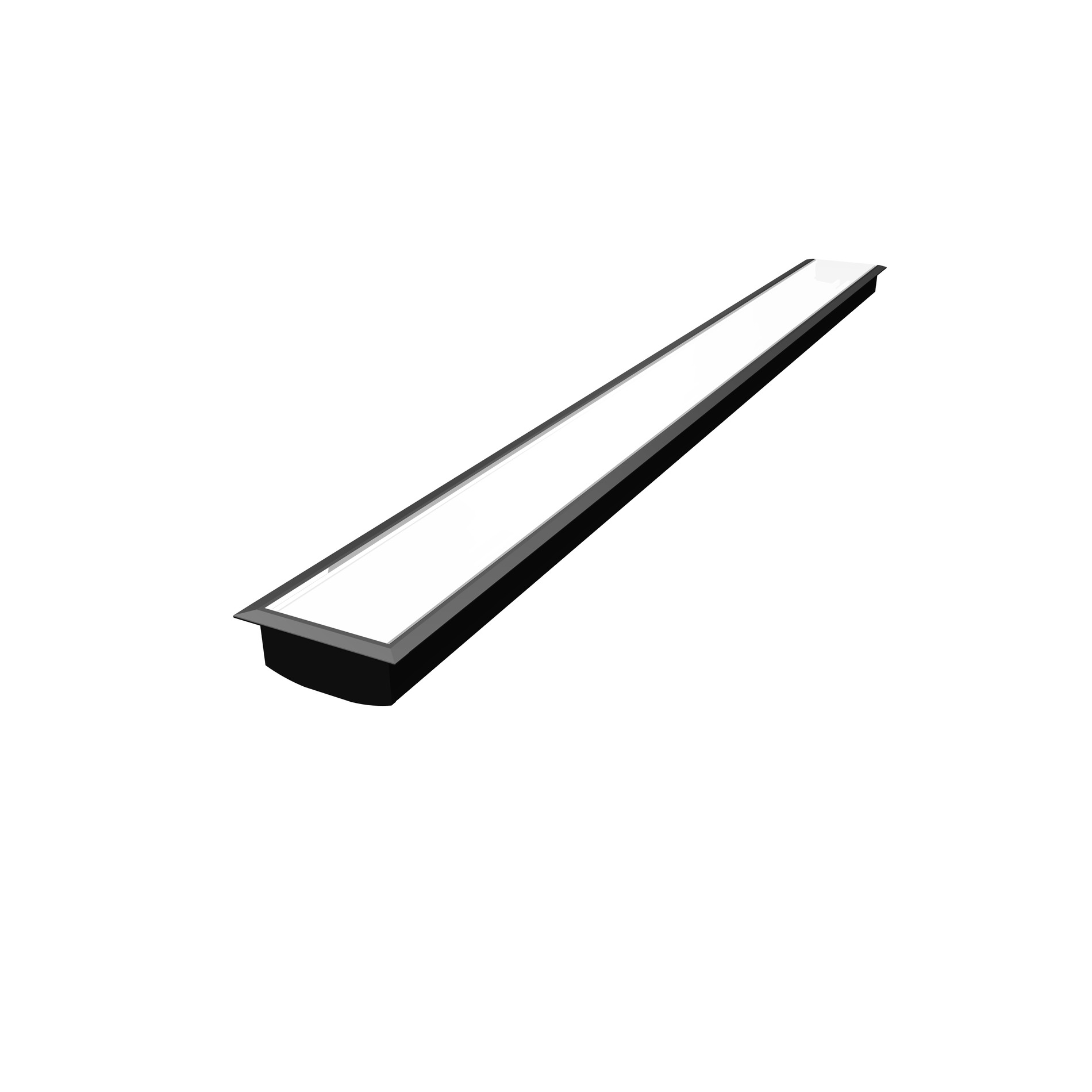 Slv GRAZIA 60 Profil Einbau 3m schwarz Pic_1