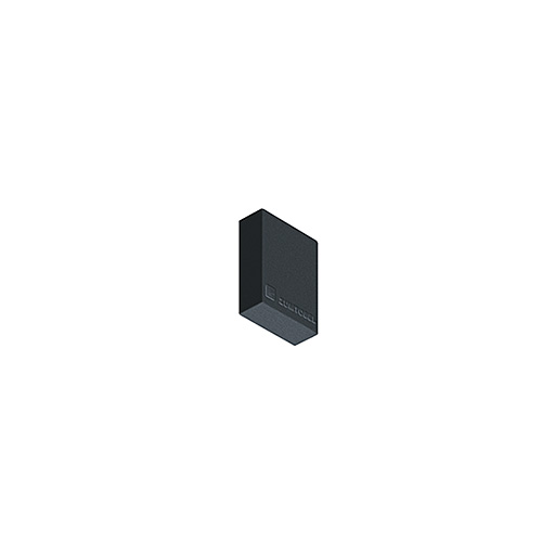 Zumtobel SUP2 TRACK U END PLATE ELECTR CON BK Pic_2