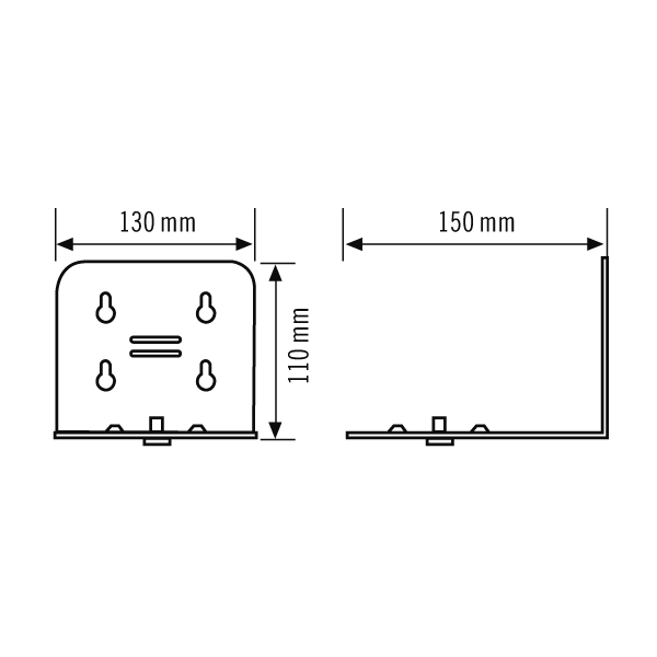Esylux SLP-2 WALL MOUNTING PLATE Pic_2