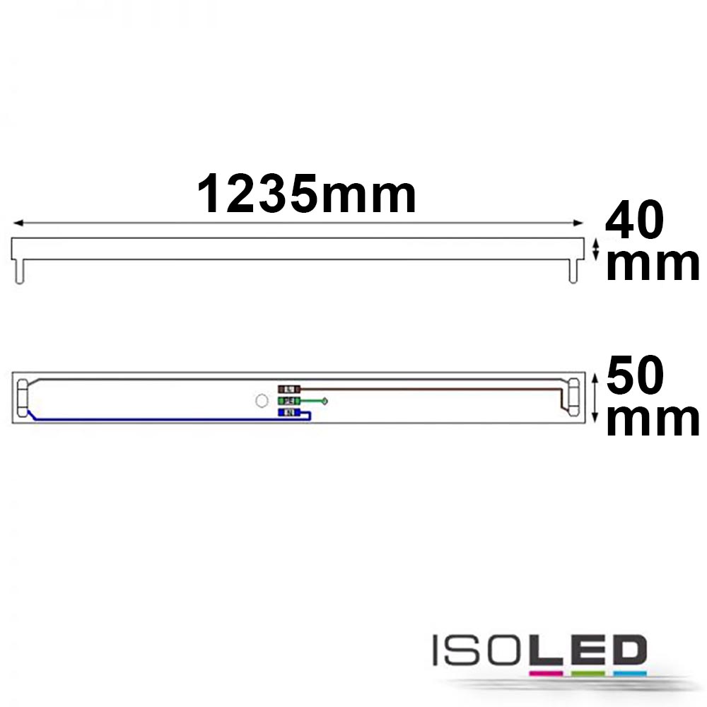ISOLED Halterung für T8 Röhren 120cm Pic_2