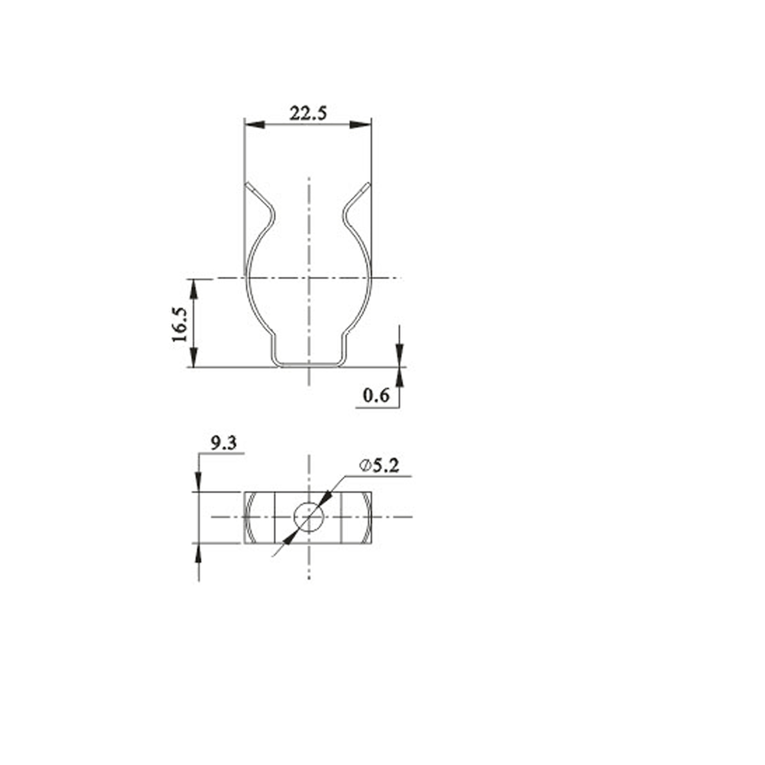 ISOLED Montageclip chrom für T8 Röhre Pic_1
