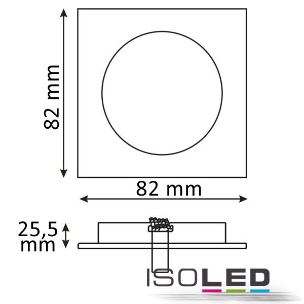ISOLED Einbaurahmen BRUSH TWO Pic_2