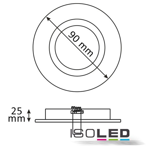 ISOLED Einbaurahmen BRUSH Pic_1
