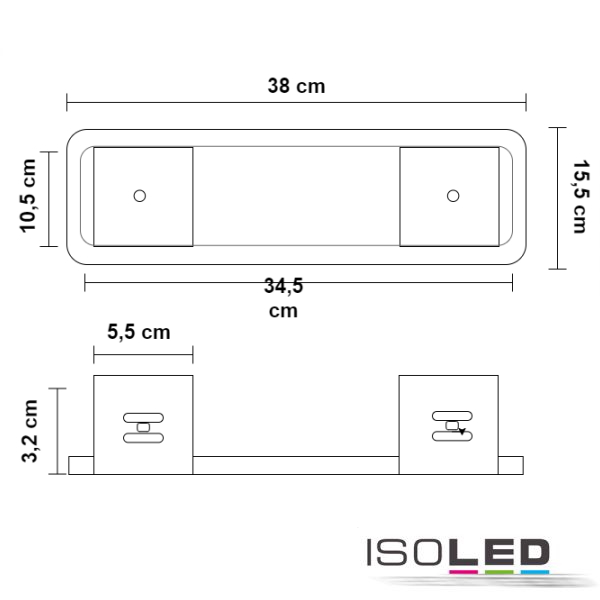 ISOLED Einbaurahmen für LED Pic_1