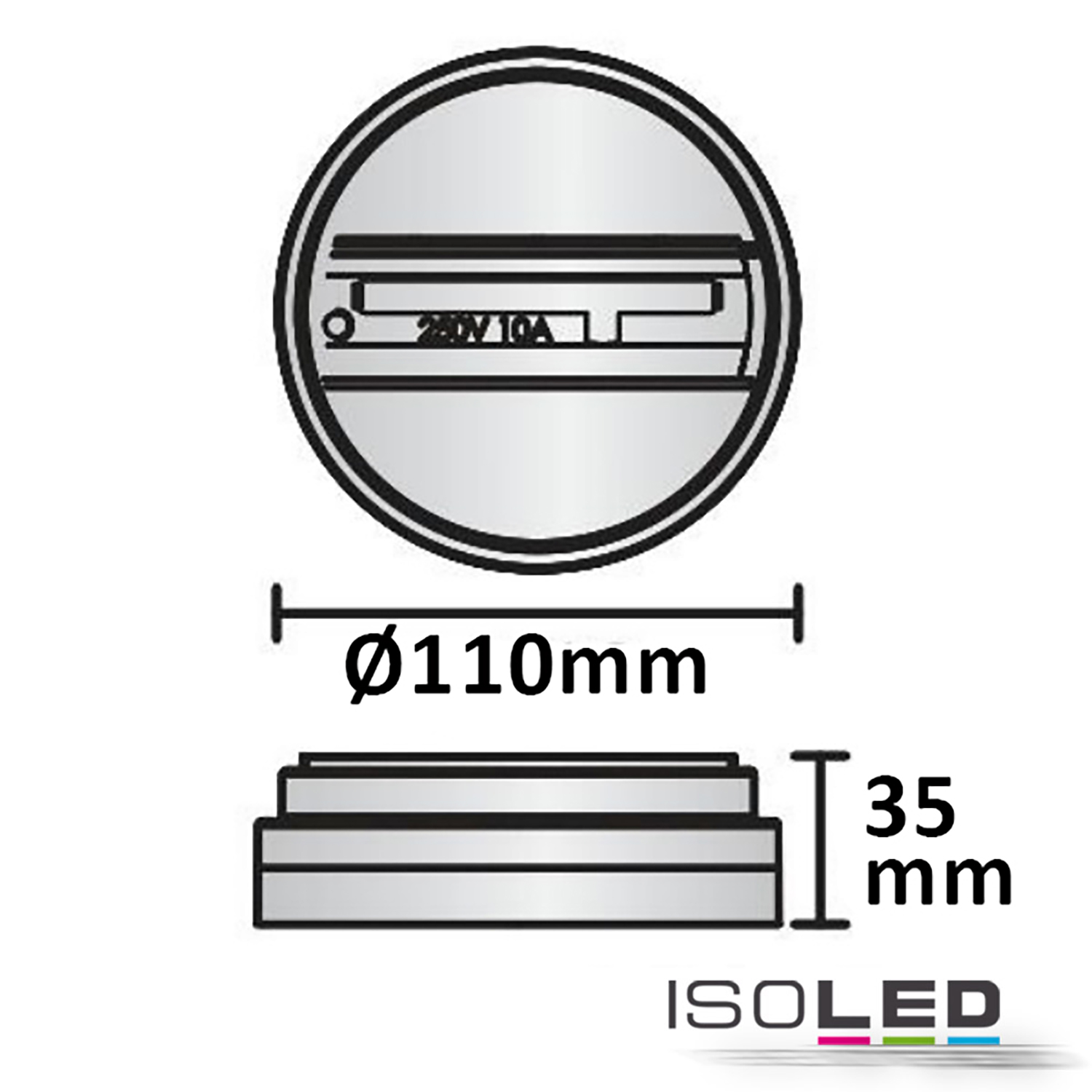 ISOLED Monotrack-Aufbauadapter Pic_1