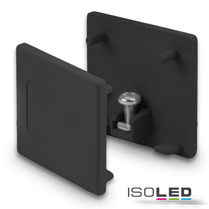 ISOLED 3-Phasen Classic Endkappe, schwarz Pic_1
