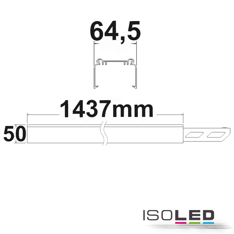 ISOLED FastFix LED Linearsystem Balkenaufnahme Pic_2