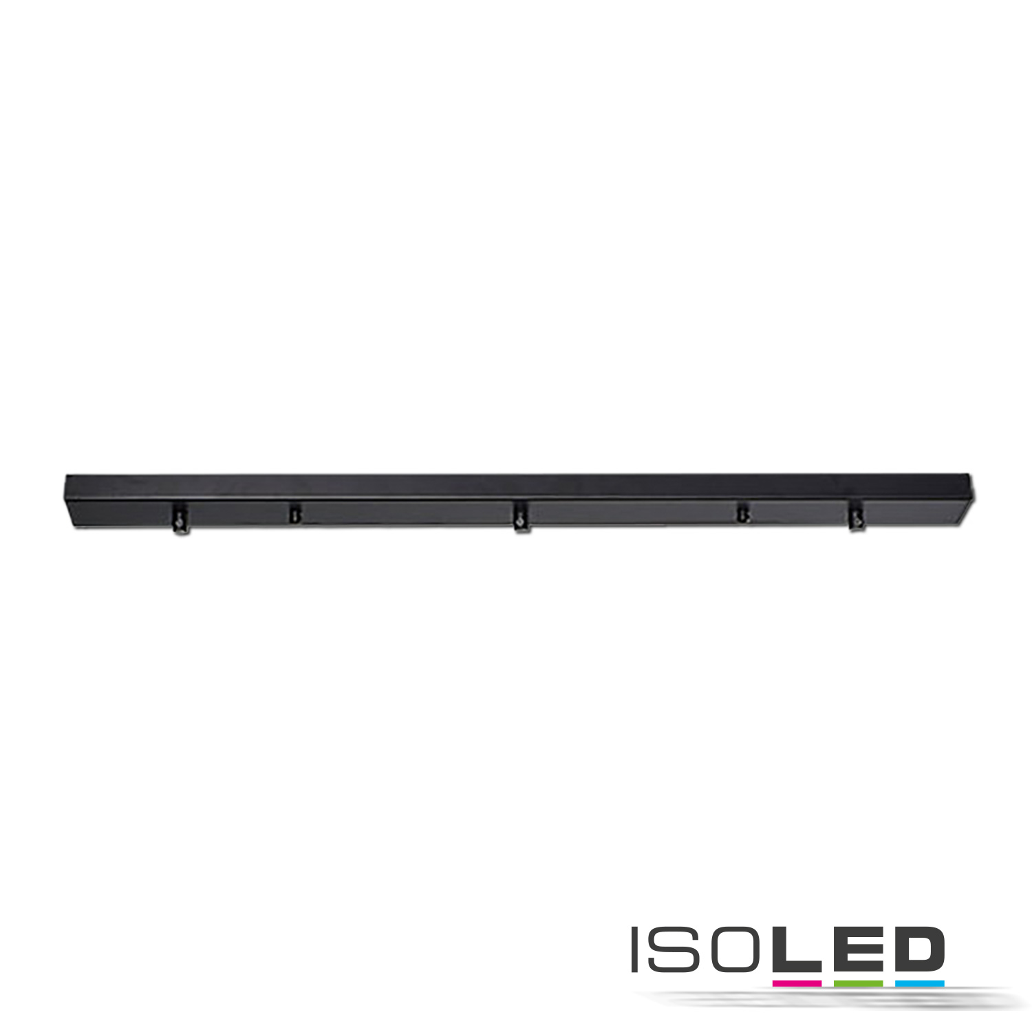 ISOLED Deckenbaldachin länglich, schwarz Pic_1
