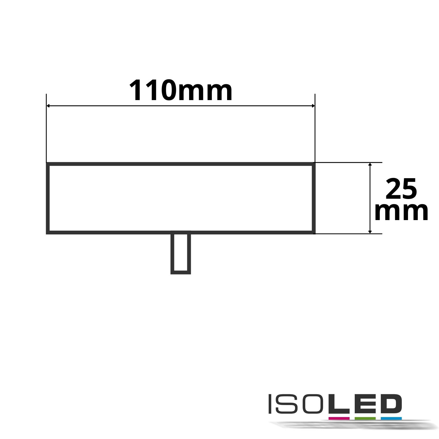 ISOLED Deckenbaldachin rund, schwarz Pic_2