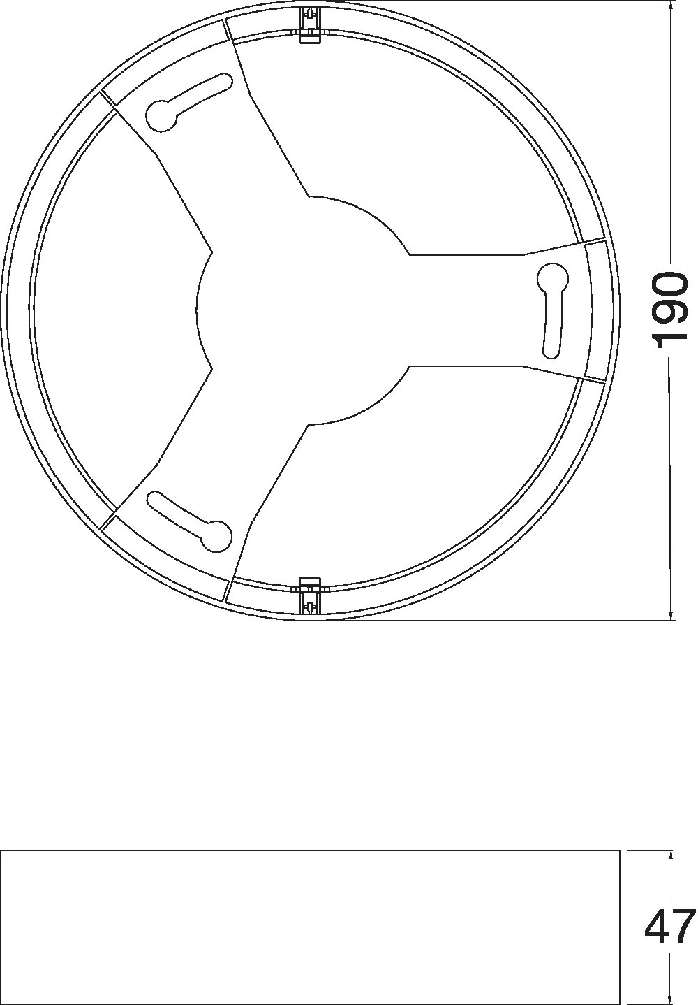 Ledvance DL IP44 FRAME DN 190 WT Pic_2