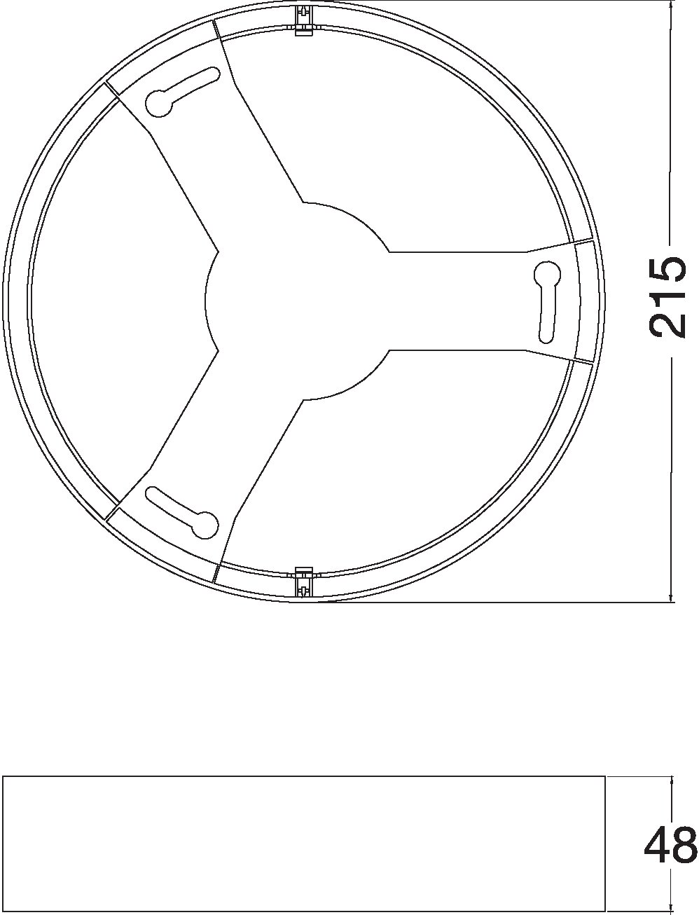 Ledvance DL IP44 FRAME DN 215 WT Pic_2