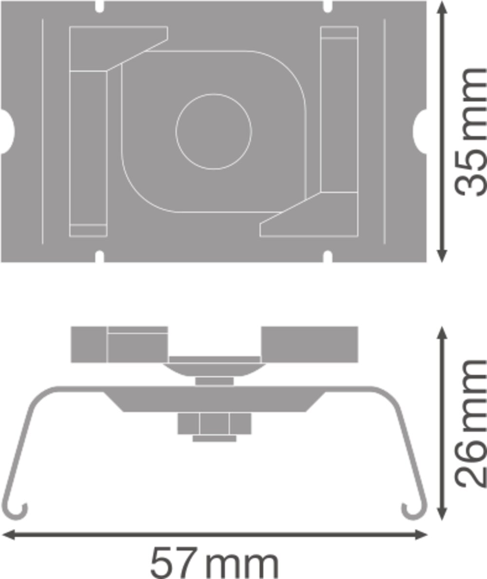 Ledvance TRUSYS FLEX GRID CEILING CLIP Pic_1