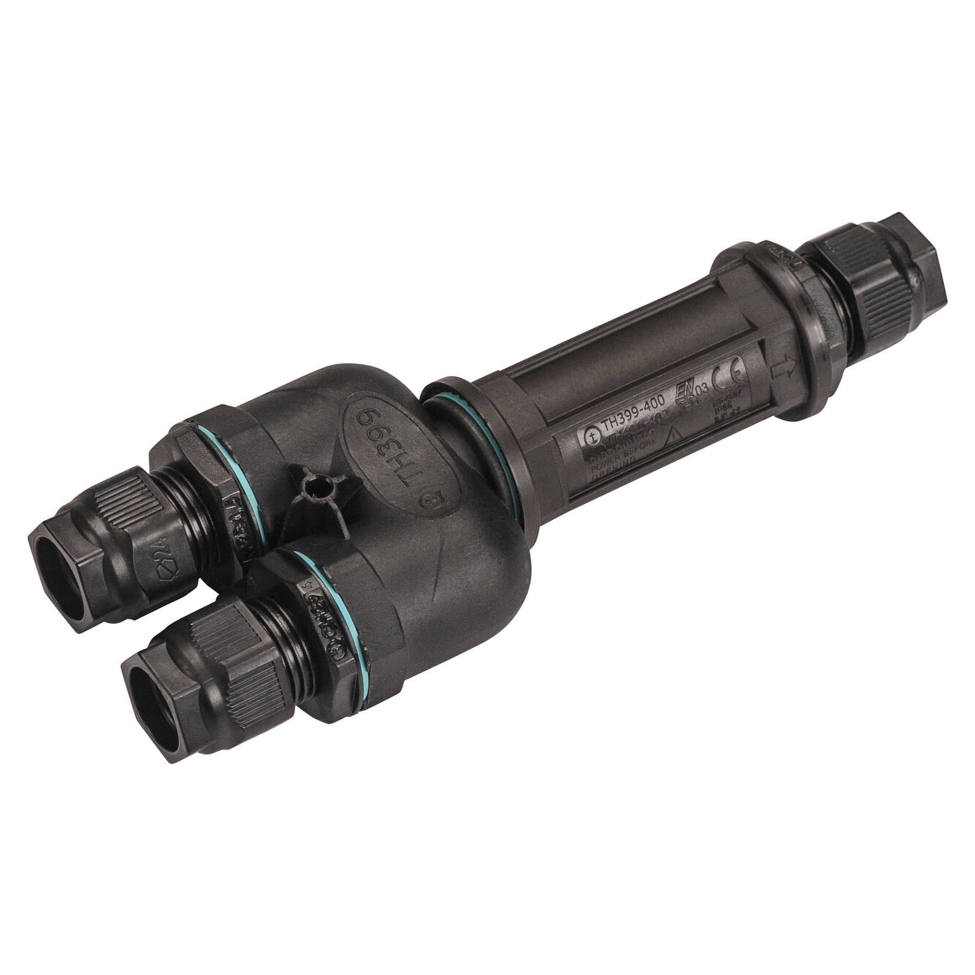 Slv Y-Verbindungsbox 450V IP68 18cm schwarz Pic_1