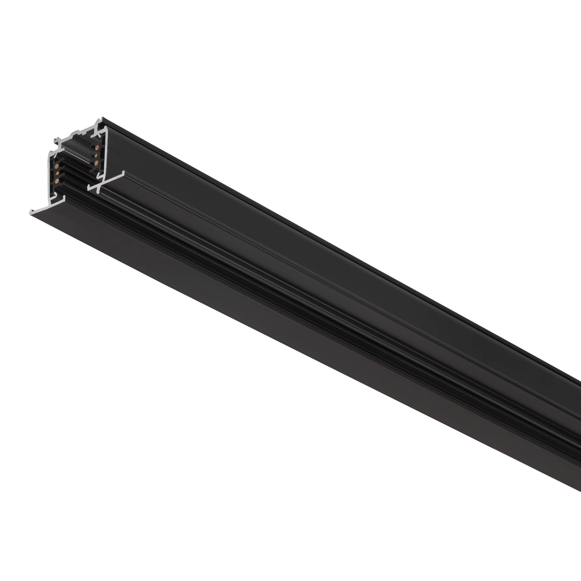 Slv S-TRACK Einbauschiene 1m schwarz Pic_1