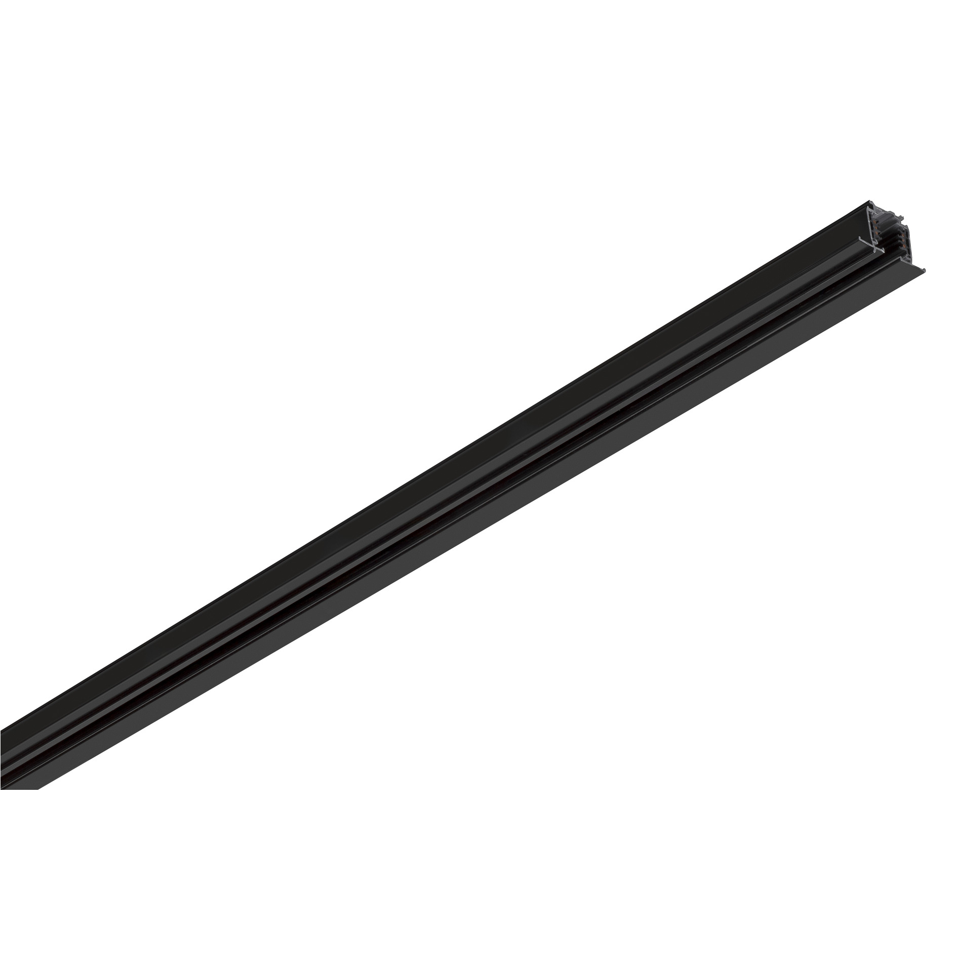 Slv S-TRACK Einbauschiene 1m schwarz Pic_2