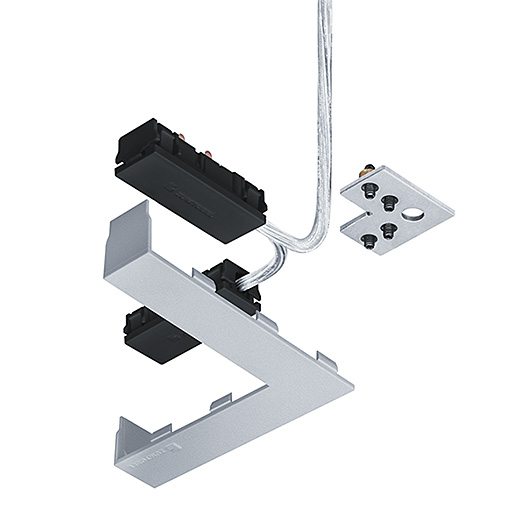 Zumtobel SUP2 TRACK U ELEC-FEED CON 48V 90° SR Pic_1
