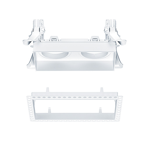 Zumtobel DIAMO MD GIMBAL FRAME Q2 TL WH Pic_1