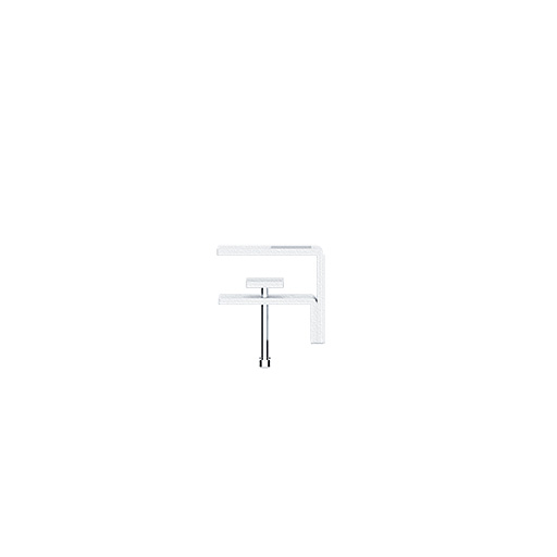 Zumtobel ARTELEA SIDE TABLE CLAMP LONG WH Pic_1