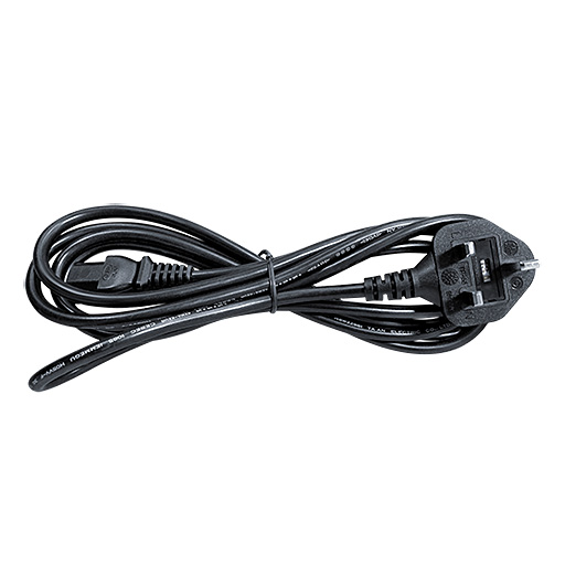 Zumtobel ARTELEA CONNECTION CABLE 3M UK PLUG BK Pic_1