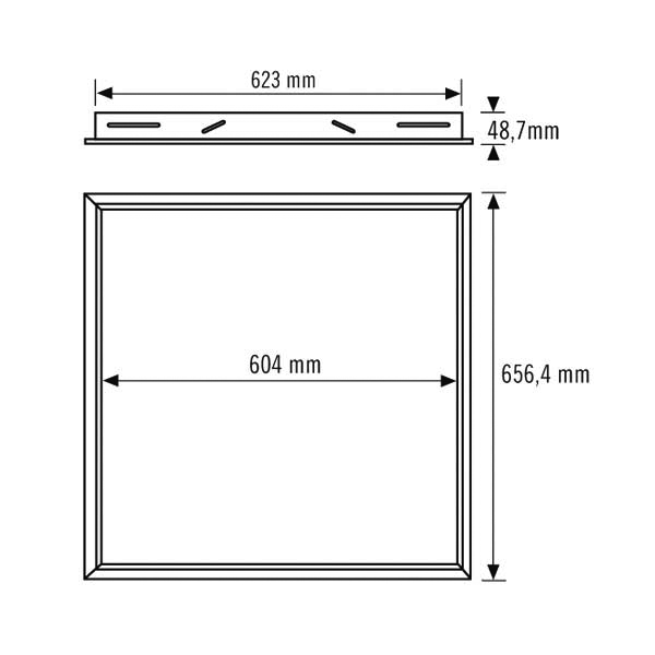 Esylux MOUNTING FRAME 625 FM WH Pic_1