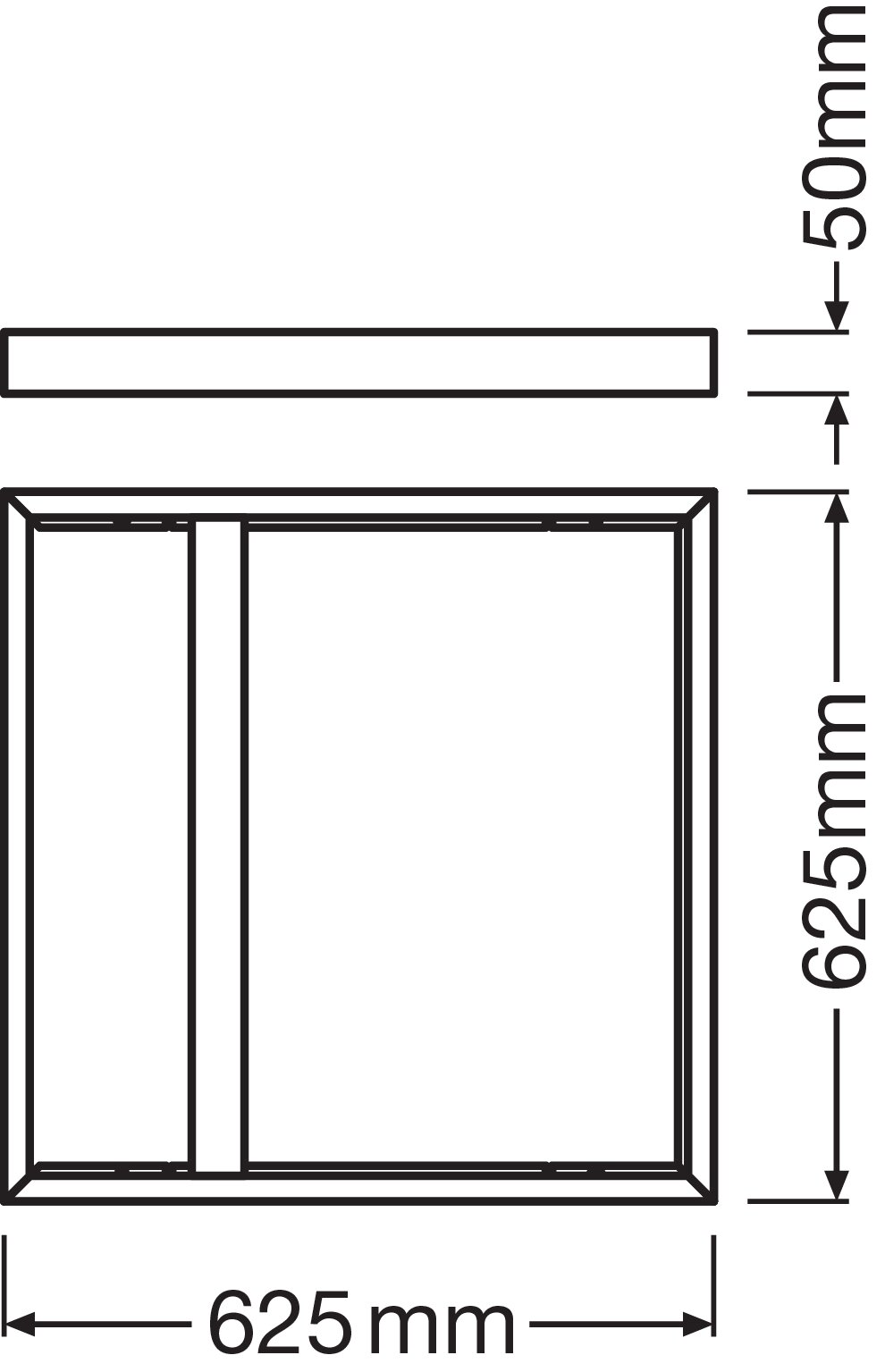 Ledvance PANEL 625 SURFACE MOUNT KIT H50 Pic_3