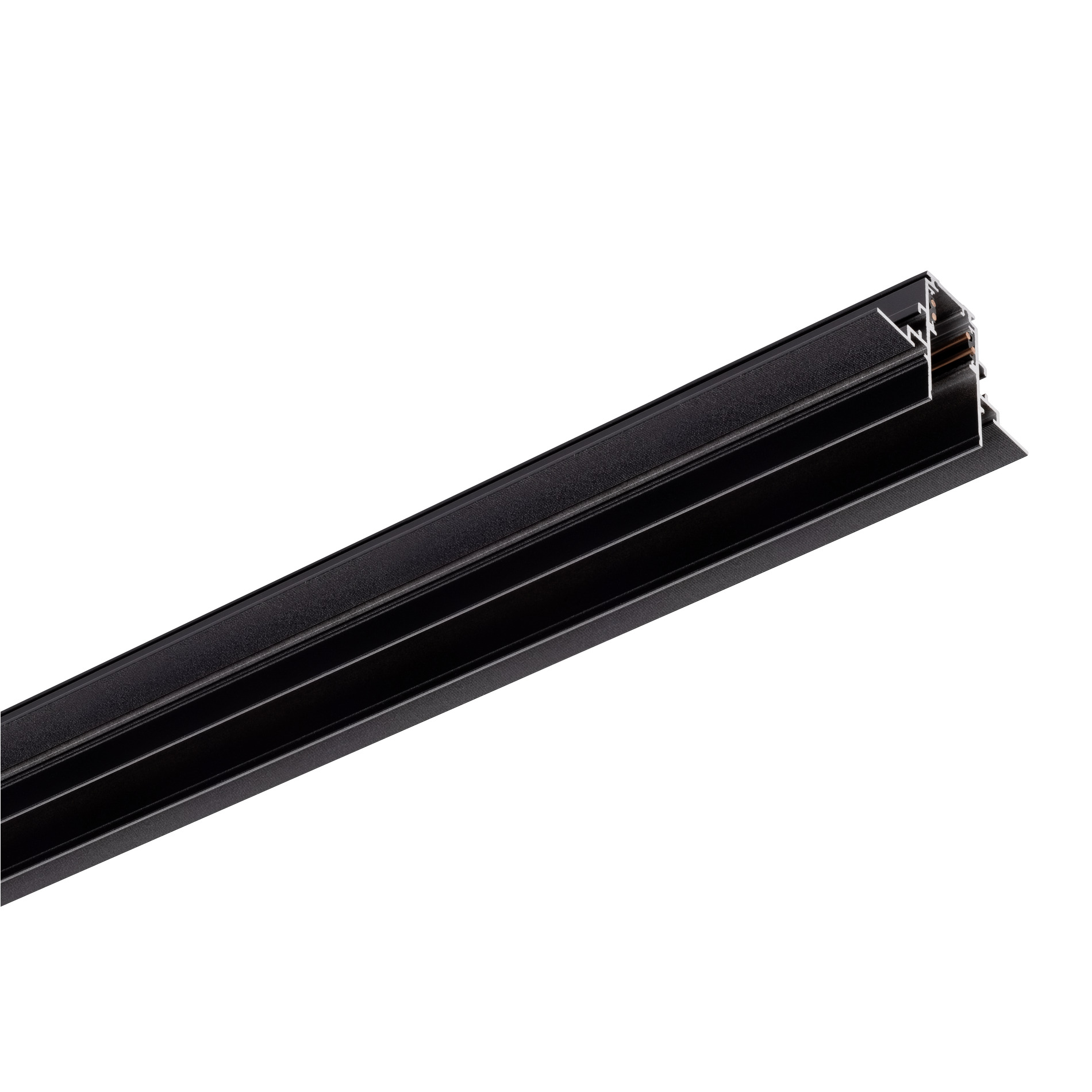 Slv 48V TRACK 2m Einbauschiene DALI schwarz Pic_1