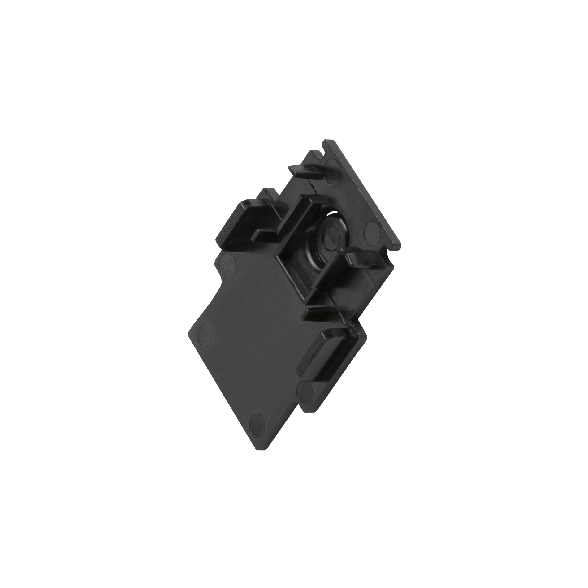 Slv 48V TRACK Endkappe Einbauschiene schwarz Pic_1