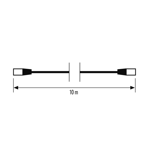 ESYLUX DEUTSCHLAND GMBH CABLE-SET RJ45 10m TW x4 Pic_1