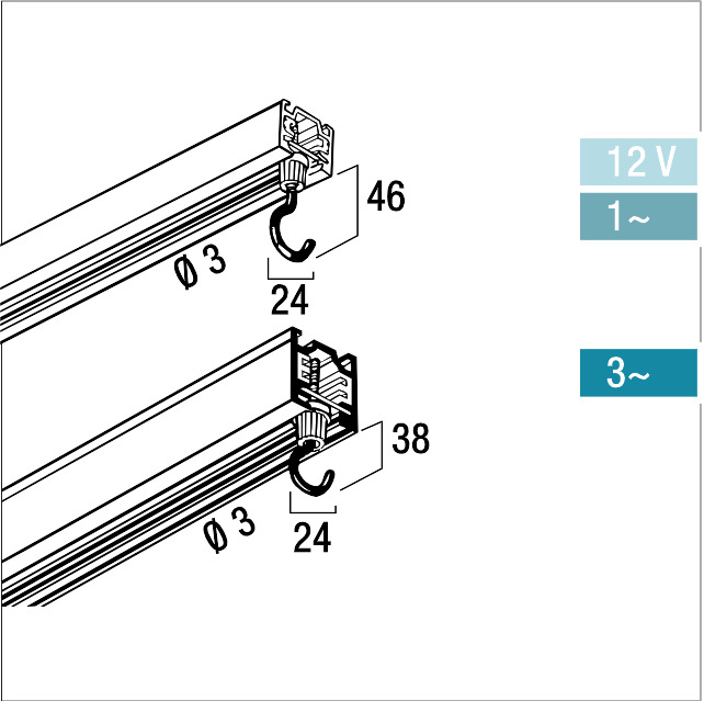 Zumtobel 3PH/L3+DALI DEKO-HAKEN Pic_2