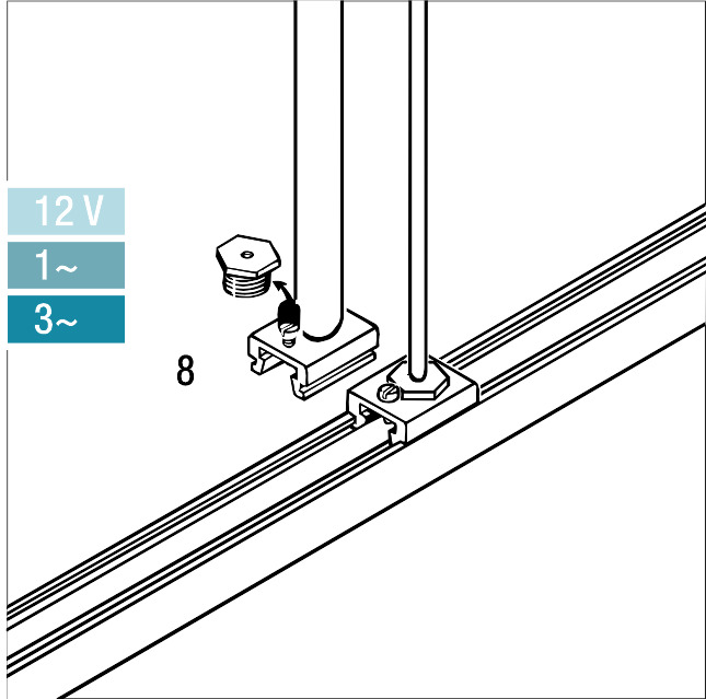 Zumtobel 3PH/L3+DALI ABH PENDELROHR WH Pic_2