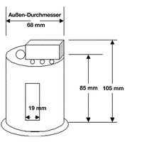 Nobile Licht Einbautopf für D3830, C3830, C1830 Pic_1