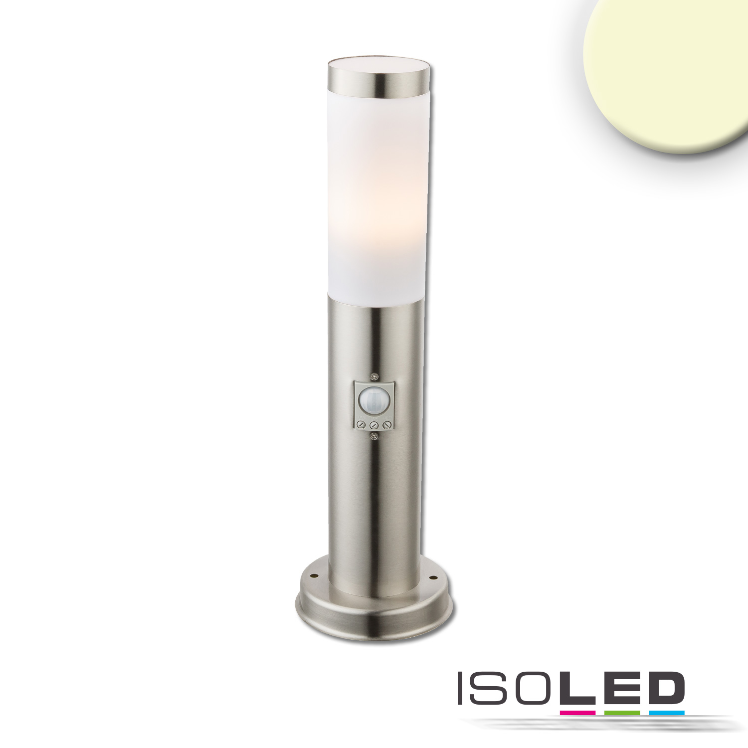 ISOLED Pollerleuchte 450 edelstahl, IP44 Pic_2